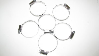 Large German Hose Clamp Set of 6